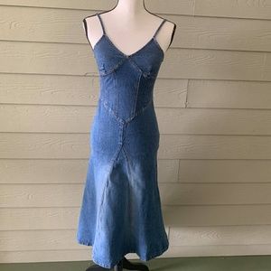 Moda International Denim Midi Dress